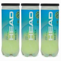 Bola de Tênis Head Master Pack com 3 tubos Bola de Tênis Head Master Pack com 3 tubos