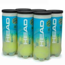 Bola de Tênis Head Master Pack com 6 Tubos Bola de Tênis Head Master Pack com 6 Tubos