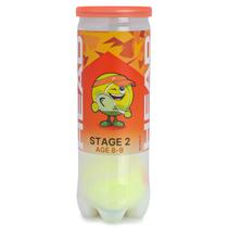 Bola De Tênis Head Stage 2 Laranja - Tubo com 03 Bolas