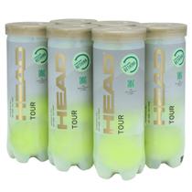 Bola de Tênis Head Tour - Pack com 6 tubos Bola de Tênis Head Tour - Pack com 6 tubos