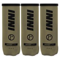 Bola de Tênis Inni Grand Clay Premium Pack com 3 Tubos Bola de Tênis Inni Grand Clay Premium Pack com 3 Tubos