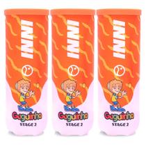 Bola de Tênis Inni Guguinha Stage 2 Laranja - Pack com 03 Tubos
