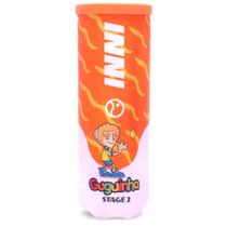 Bola de Tênis Inni Guguinha Stage 2 Laranja - Tubo com 03 Bolas