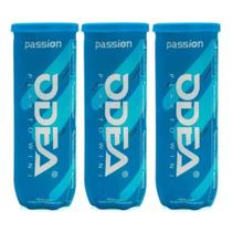 Bola De Tênis Odea Passion - Pack com 3 Tubos de 3 Bolas Bola De Tênis Odea Passion - Pack com 3 Tubos de 3 Bolas