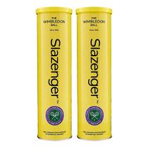 Bola De Tênis Slazenger Wimbledon Pack Com 02 Tubos de 04 Bolas