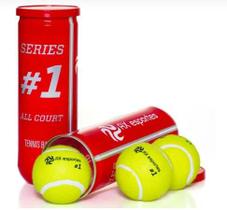 Bola de Tênis Tubo com 3 Premium AX Esportes - Oa372