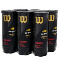 Bola de Tênis Wilson US Open Regular Duty (Pack Com 6 Tubos)