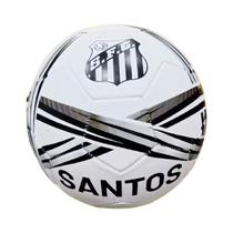 Bola De Time De Futebol Santos Nº5 Oficial Licenciada Reforçada Para Jogar No Campo, Quadra - Ideal Para Presentear