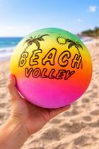 Bola de Vinil Arco Íris Colorida Infantil Brinquedo Leve Resistente Lazer Praia Piscina Diversão Crianças Durável