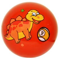Bola de vinil estampada dinossauro 22cm - dm toys