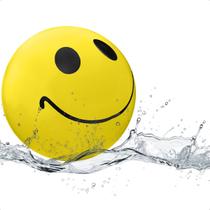 Bola De Vinil Infantil Inflável Grande Praia Piscina Festa Emoji