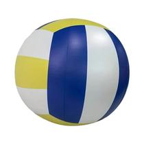 Bola De Vôlei Inflável Gigante Com Listras Azuis E Amarelas, Durável Em PVC, Ideal Para Reuniões Bola De Vôlei Inflável Gigante Com Listras Azuis E Amarelas, Durável Em PVC, Ideal Para Reuniões