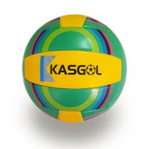 Bola de Vôlei Kasgol Nº5 Verde e Amarelo Tamanho Oficial Bola de Vôlei Kasgol Nº5 Verde e Amarelo Tamanho Oficial