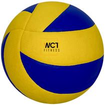Bola de Vôlei Oficial Voleibol Amarelo e Azul Esporte Praia Quadra WCT Fitness