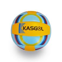Bola De Vôlei Quadra Praia Tamanho Padrão Azul E Amarelo Bola De Vôlei Quadra Praia Tamanho Padrão Azul E Amarelo