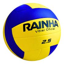 Bola De Volêi Rainha 2.5 Quadra E Praia Cor Amarela E Azul