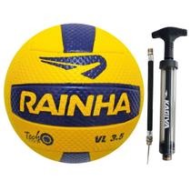 Bola De Volei Rainha 3.5 Oficial Mais Inflador