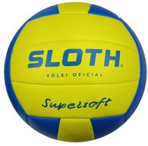 Bola de Volei Sloth SuperSoft Quadra / Praia Pu Costurada Macia