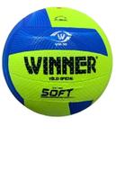 Bola De Vôlei soft Winner Branca e Azul