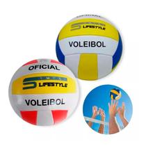 Bola De Vôlei Tamanho Oficial Praia E Quadra Resistente Furos Voleibol Profissional Areia Rede material sintético Torneios