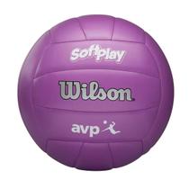 Bola de Vôlei Voleibol Quadra AVP Soft Play Microfibra de PVC Pro Wilson