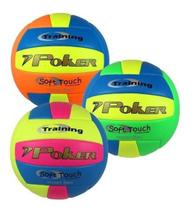Bola De Vôlei - Volley Ball Training Neon Colors Pvc - Poker