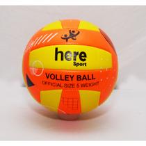 Bola de voleibol, composição pu tamanho oficial 5 cor laranja e amarelo 2.7 mm