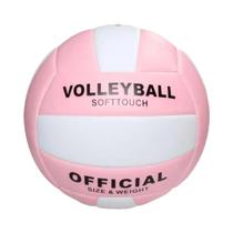 Bola De Voleibol Macaron Tamanho Oficial NO.5, 27mm De Espessura, PVC Macio, Bola De Praia Para Bola De Voleibol Macaron Tamanho Oficial NO.5, 27mm De Espessura, PVC Macio, Bola De Praia Para