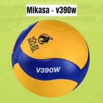 Bola De Voleibol Mikasa V390W Amarelo e Azul Padrão FIVB