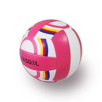 Bola De Voleibol Rosa Branco Colorida Tamanho Oficial Kasgol