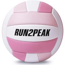 Bola de voleibol RUN2PEAK Soft Pink tamanho oficial 5 para crianças