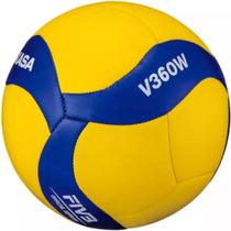 Bola De Voleibol V360W FIVB Amarelo E Azul Mikasa