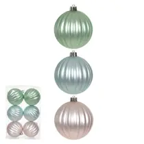 Bola Decorada Colorido 6cm 6un Florarte