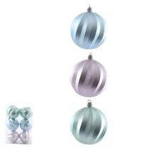 Bola Decorada Colorido 8cm 6un Florarte