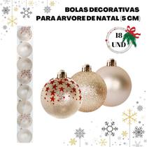 Bola Decorativa Natal Constelação - Tamanho Nº 05 (18 Und)