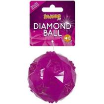 Bola Diamond Jambo Tpr Pequena Rosa para Cães 200g