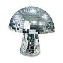 Bola Disco Espelhada Em Forma De Cogumelo Para Decoração De Casa, Artesanato Miniatura Para