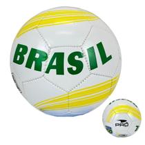 Bola do brasil 6191 - branca com listra amarela em formato de c Bola do brasil 6191 - branca com listra amarela em formato de c