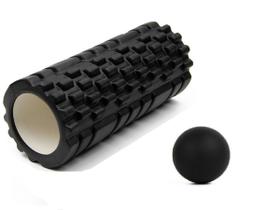 Bola e Rolo Liberação Miofascial Lacrosse Massagem Foam Roll