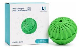 Bola Ecológica Lava Roupas 1500 Lavagens Reutilizável Verde-claro Bola Ecológica Lava Roupas 1500 Lavagens Reutilizável Verde-claro