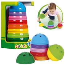 Bola Encaixe Encaixa Brinquedo Didático P/ Bebê Empilhar 8Pç - POLIPLAC