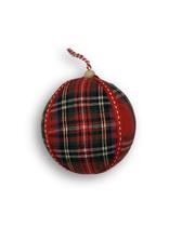 Bola Enfeite Natal Xadrez Luxo Vermelha 10 Cm Bola Enfeite Natal Xadrez Luxo Vermelha 10 Cm