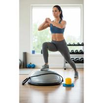 Bola Equilíbrio Yoga Pilates: Força & Estabilidade Cinza
