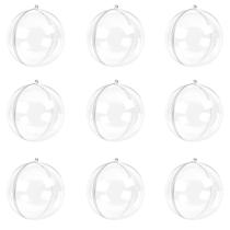 Bola Esfera Acrílico 1Linha Transparente 7Cm 100Un Qualidade Bola Esfera Acrílico 1Linha Transparente 7Cm 100Un Qualidade