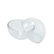 Bola Esfera Acrílico Artesanato Enfeite Transparente 5cm 18unid