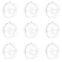 Bola Esfera Acrílico Transparente 5cm 100u Artesanato Enfeite