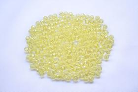 Bola Facetado 06mm Cor 025 Amarelo Transparente - pct c/ 250g