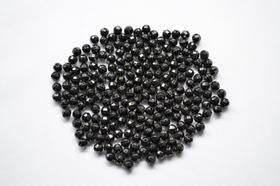 Bola Facetado 06mm Cor 051 Preto - pct c/ 250g