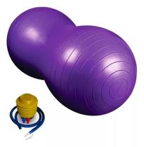 Bola Feijão Funcional Yoga Pilates Ginástica Fisioterapia Dalebol 90 Cm + Bomba
