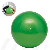 Bola Fitness Média para Pilates Yoga Fisioterapia Verde 65 cm Ginástica Alongamento Sem Bomba